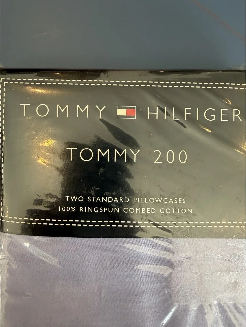 Tommy Hilfiger Tommy 209 Pillowcases Set Of 2 New in Package - LAVENDER